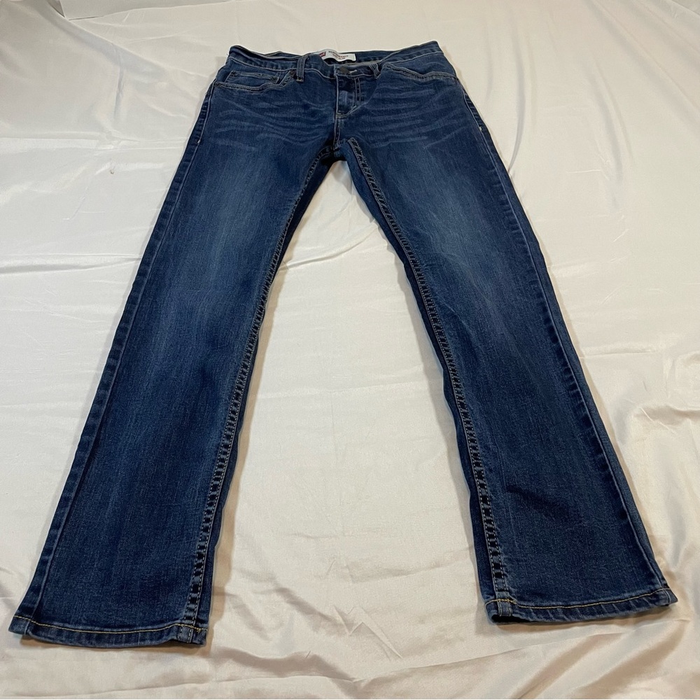 Levis Kids 511 Slim Performance Jeans Dark Wash Blue Denim Size 16 Reg 28x28